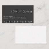 Loyalty Coffee Punch Card (Voorkant / Achterkant)
