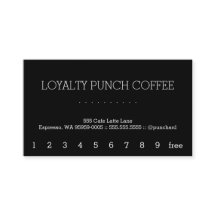 Loyalty Coffee Punch-Card Stymie
