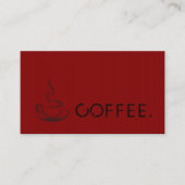 Loyalty Coffee Punch Deep Red Background (Voorkant)