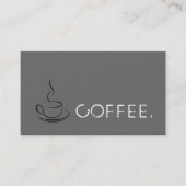 Loyalty Coffee Punch Modern Dim Gray Background (Voorkant)