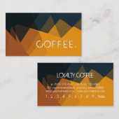 Loyalty Coffee Punch Modern Mosaic Pattern #19 (Voorkant / Achterkant)