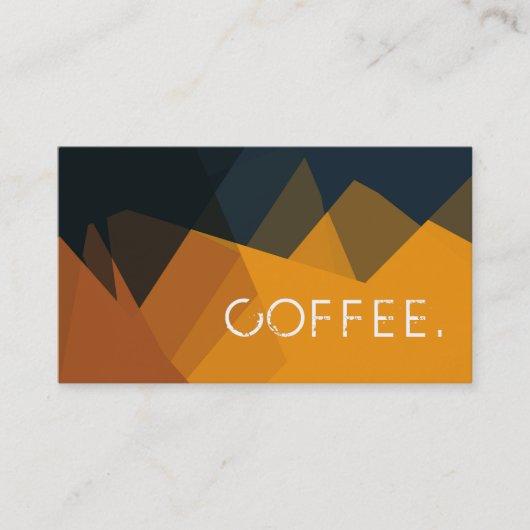 Loyalty Coffee Punch Modern Mosaic Pattern #19 (Voorkant)