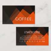 Loyalty Coffee Punch Modern Mosaic Pattern #3 (Voorkant / Achterkant)