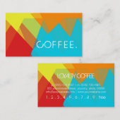Loyalty Coffee Punch Modern Mosaic Pattern #4 (Voorkant / Achterkant)