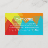 Loyalty Coffee Punch Modern Mosaic Pattern #4 (Achterkant)