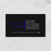 Loyalty Coffee Punch Modern Navy (Achterkant)