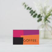 Loyalty Coffee Punch Modern Retro Color #9 (Staand voorkant)