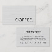 Loyalty Coffee Punch Wood Kijk #10 (Voorkant / Achterkant)