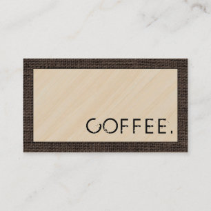 Loyalty Coffee Punch Wood Kijk Modern Burlap #2