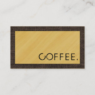 Loyalty Coffee Punch Wood Kijk Modern Burlap #6
