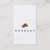 Loyalty Coffee Winkelkaart met Bean-Logo (Voorkant)