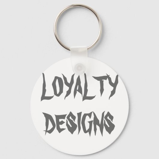 LOYALTY DESIGN SLEUTELHANGER (Voorkant)