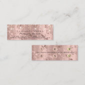 Loyalty Kaart 6 Punch Makeup Roos Floral Small Dri (Voorkant / Achterkant)