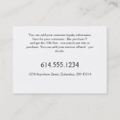 Loyalty Kaart:: Cherry Blossom Tree Branch (Achterkant)