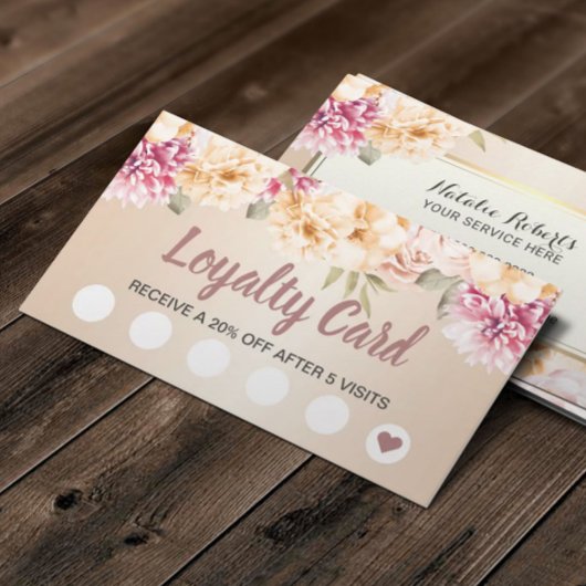 Loyalty Kaart |  Floral Ivory Beauty Salon