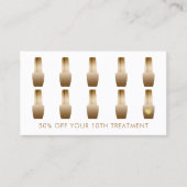 Loyalty Kaart | Manicurist Nail Salon Makeup (Voorkant)