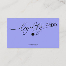 Loyalty Kaart strategie voor klantenbehoud Visitekaartje