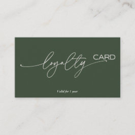 Loyalty Kaart strategie voor klantenbehoud Visitekaartje