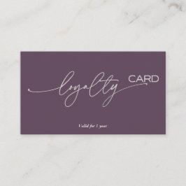 Loyalty Kaart strategie voor klantenbehoud Visitekaartje