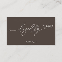 Loyalty Kaart strategie voor klantenbehoud Visitekaartje