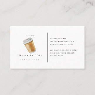 Loyalty-kaart voor Visitekaartje in de koffiewinke