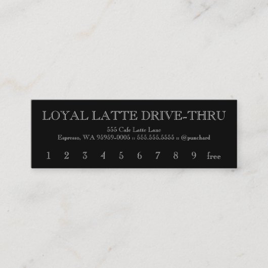 Loyalty Latte Drive-Thru Caslon Open (Voorkant)