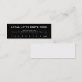 Loyalty Latte Drive-Thru Copperplate (Voorkant / Achterkant)