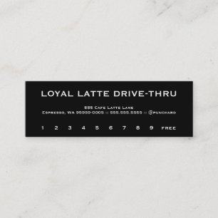 Loyalty Latte Drive-Thru Copperplate