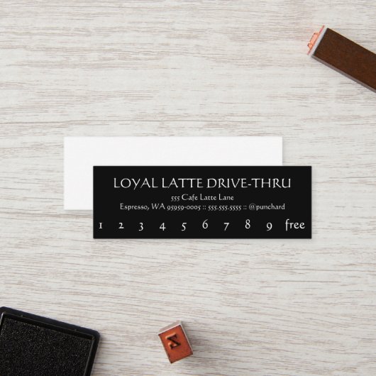 Loyalty Mini Latte Drive-Thru (Voorkant / Achterkant in situ)