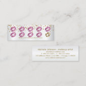 Loyalty Punch Card - dus roze glitter en wit 3 (Voorkant / Achterkant)