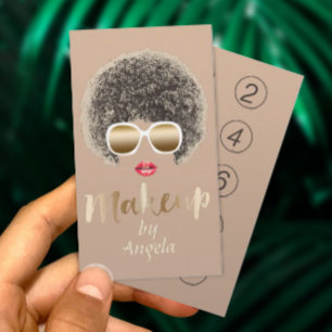 Loyalty Punch Card Modern Natural Hair Makeup