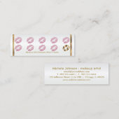 Loyalty Punch Card - Roze Glitter (Voorkant / Achterkant)