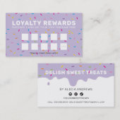 LOYALTY REWARDS Frosting Drip strooit paarse (Voorkant / Achterkant)