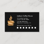 Loyalty voor koffie-winkel (Voorkant)