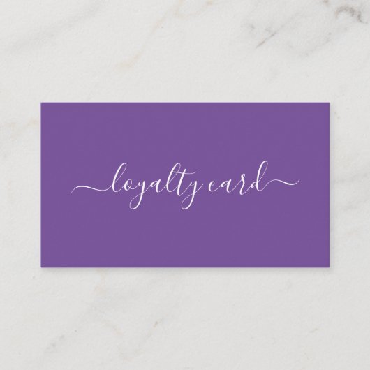 Loyauté 10 Carte de visite de Nails Lashes (Devant)