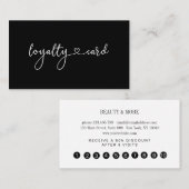 Loyauté 10 Carte de visite de Nails Lashes (Devant / Derrière)