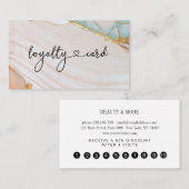 Loyauté 10 Carte de visite de Nails Lashes (Devant / Derrière)