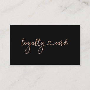 Loyauté 10 Carte de visite de Nails Lashes