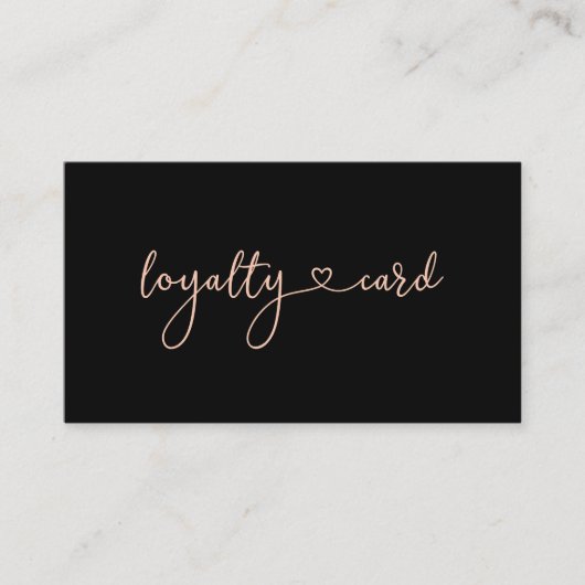 Loyauté 10 Carte de visite de Nails Lashes (Devant)