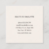 Loyauté 10 clous Lashes Beauté Carte de visite (Devant)