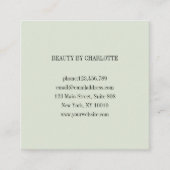 Loyauté 10 clous Lashes Carte de visite Quadratisc (Devant)