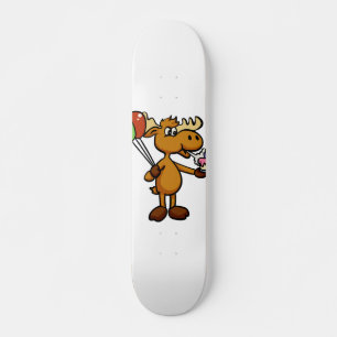 Lozen met ballon en taart   Achterkleur kiezen Skateboard