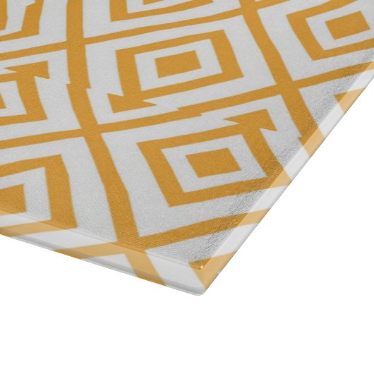 Lozengevorm geometrisch patroon snijplank (Hoek)