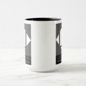 Lozengs avec 4 lignes Mug (Centre)
