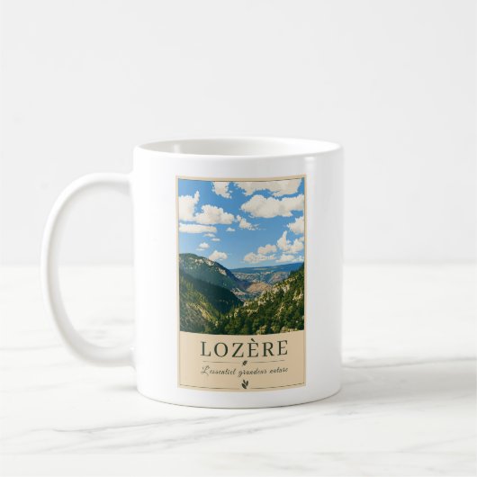 Lozère – Valleys – Vintage Mug (Gauche)