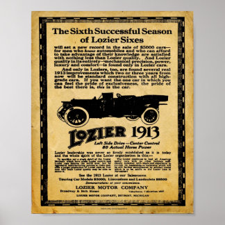 Lozier Automobile Print