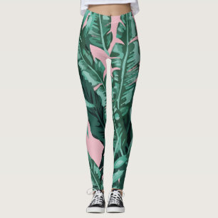 Lozing van tropische Planten Leggings