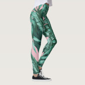 Lozing van tropische Planten Leggings (Rechts)