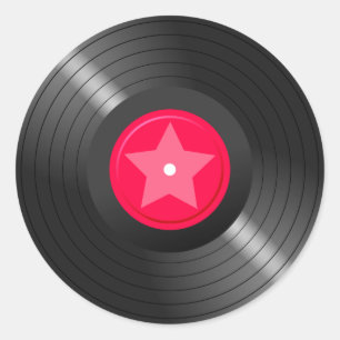 LP Record02 Ronde Sticker