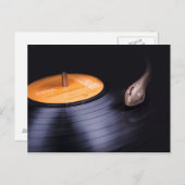 LP Record retro-briefkaart Briefkaart (Voorkant / Achterkant)